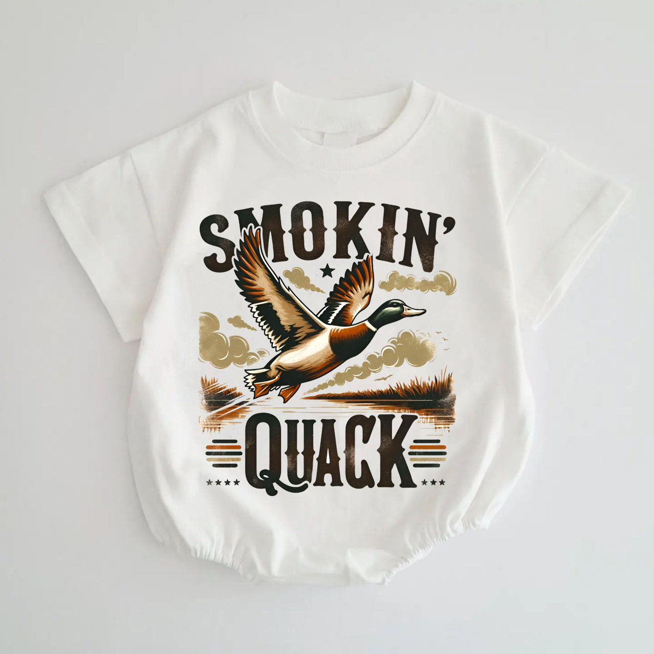 Baby SMOKIN QUACK  Romper