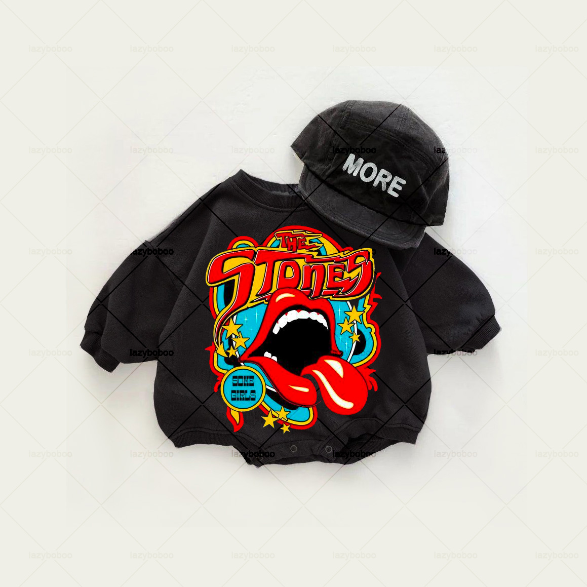 Baby Rolling Stones Romper