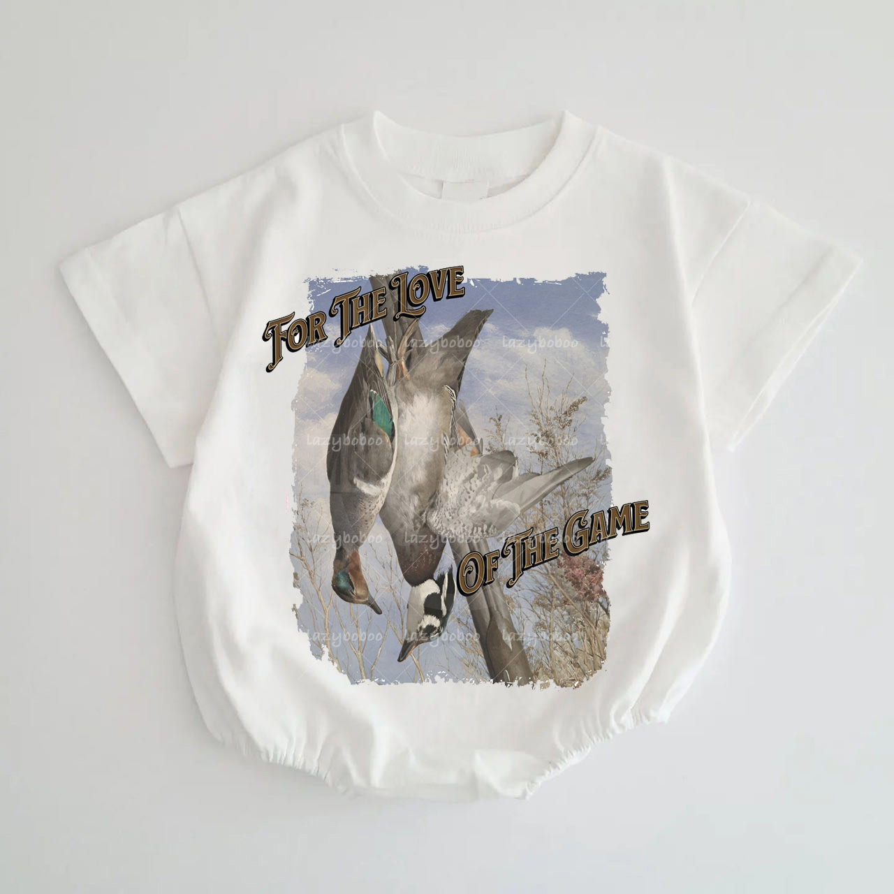 Baby Duck hunting Romper