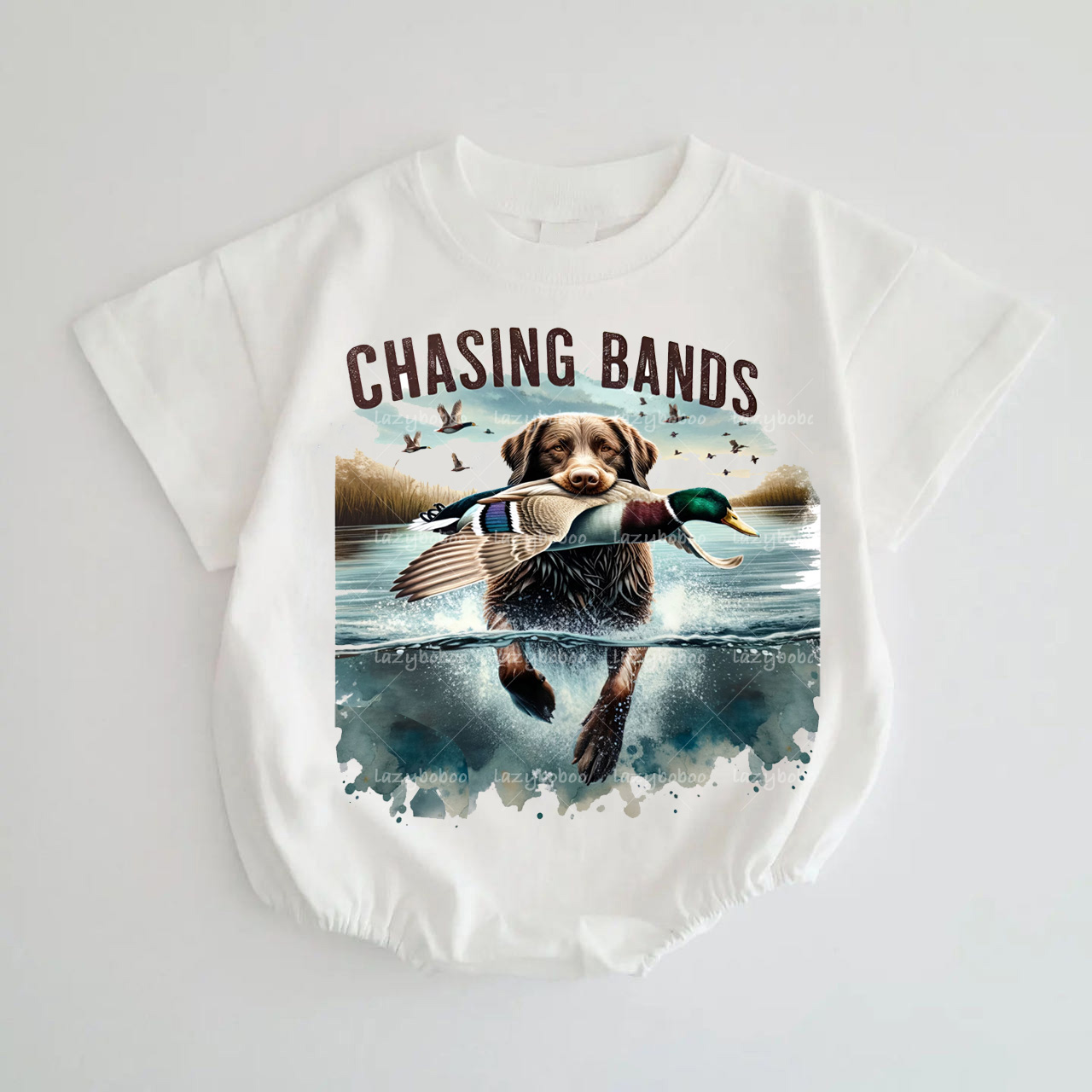 Baby chasing bands Romper