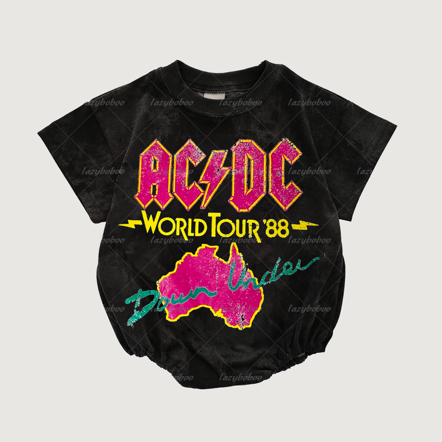 Baby ACDC band Romper