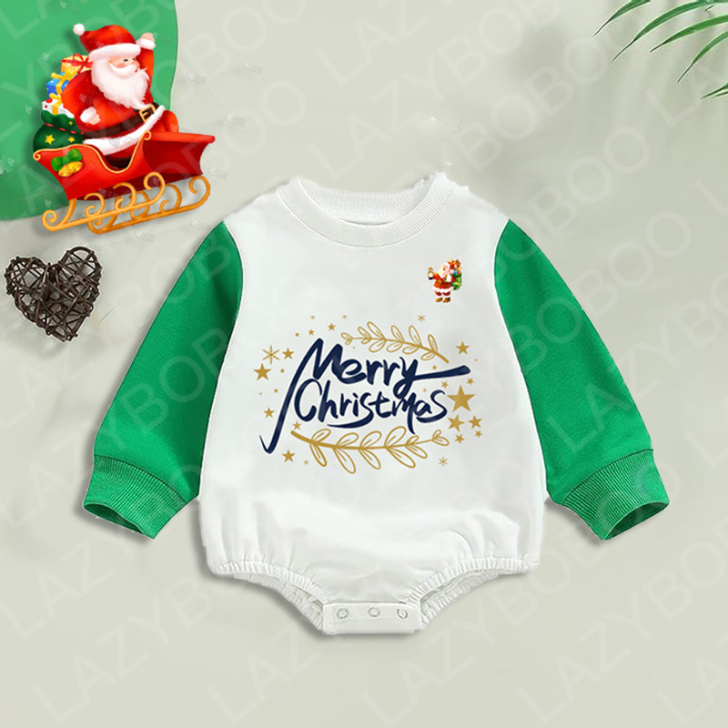 Merry Christmas baby romper