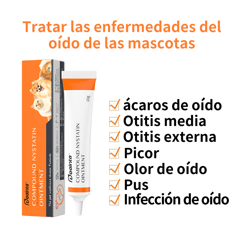 Puainta® Pomada para ácaros del oído y otitis🎃