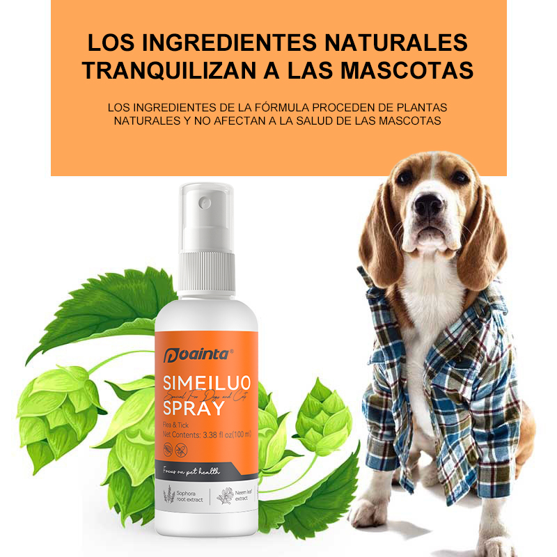 🪳Spray para eliminar garrapatas y pulgas (100 ml )