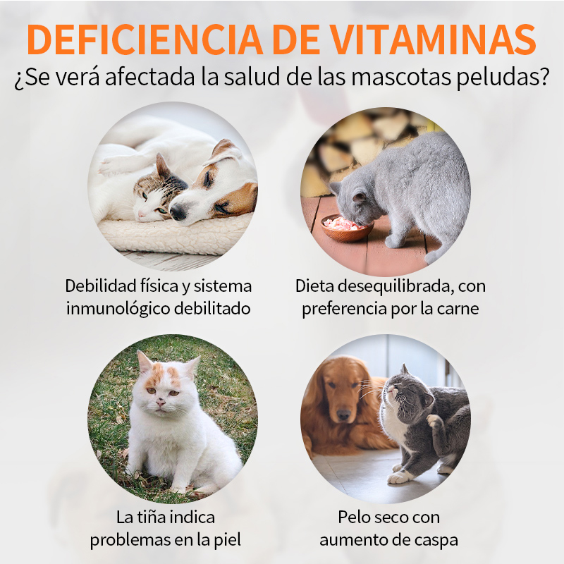 Masticables multivitamínicos para perros y gatos