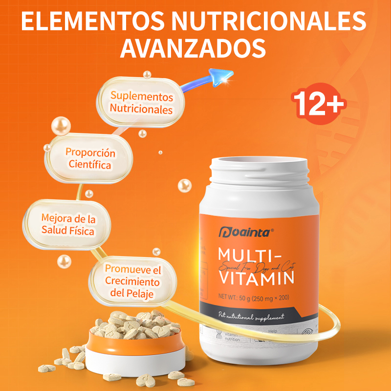Masticables multivitamínicos para perros y gatos
