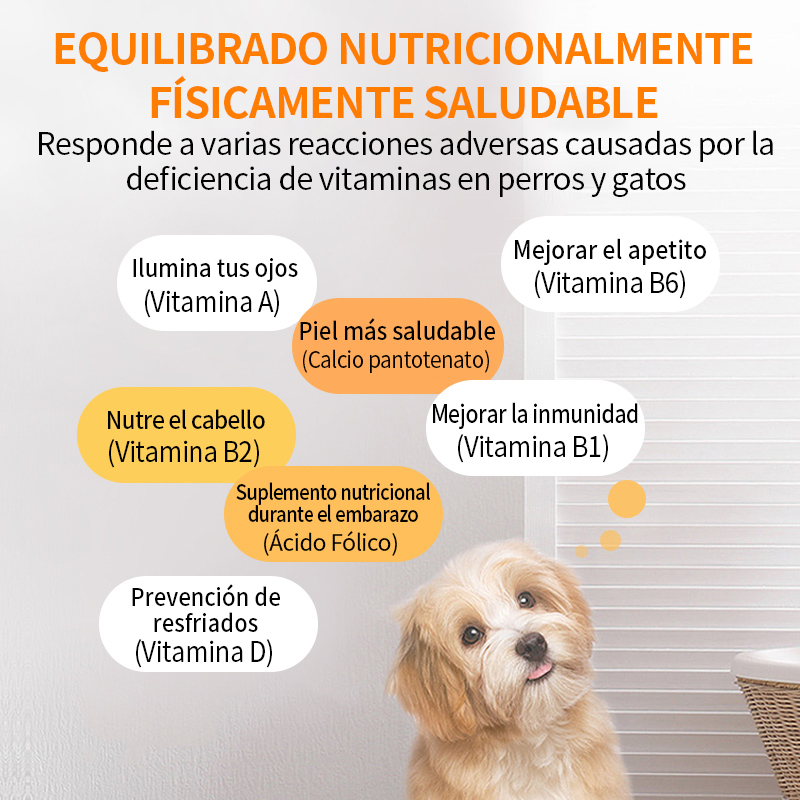 Masticables multivitamínicos para perros y gatos