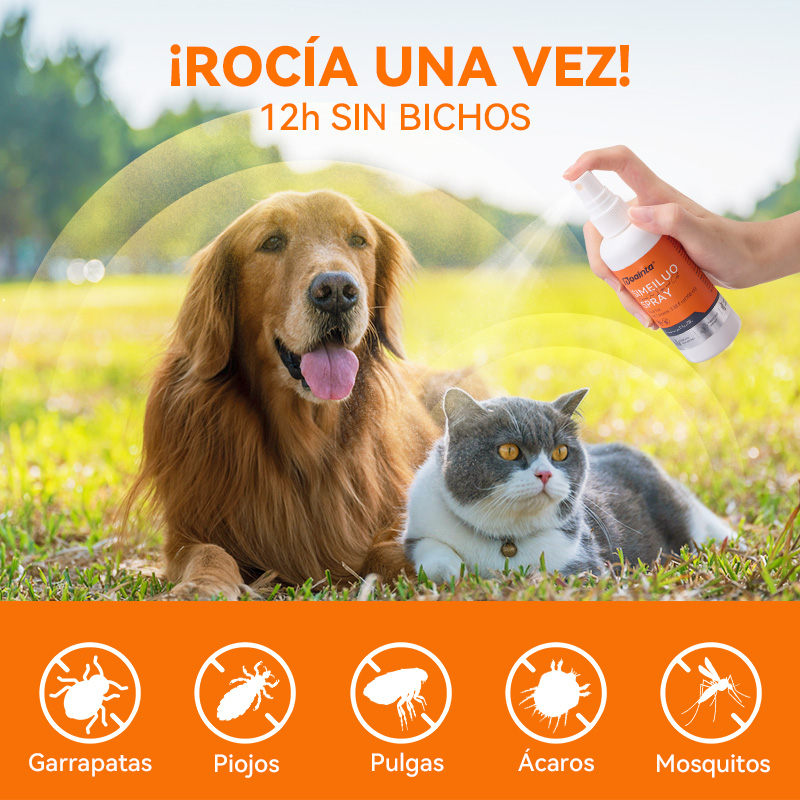 Spray para eliminar garrapatas y pulgas (100 ml )