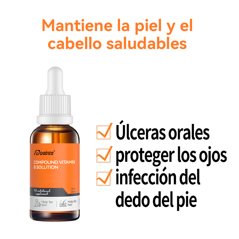 Complejo vitamina B líquida para perros y gatos