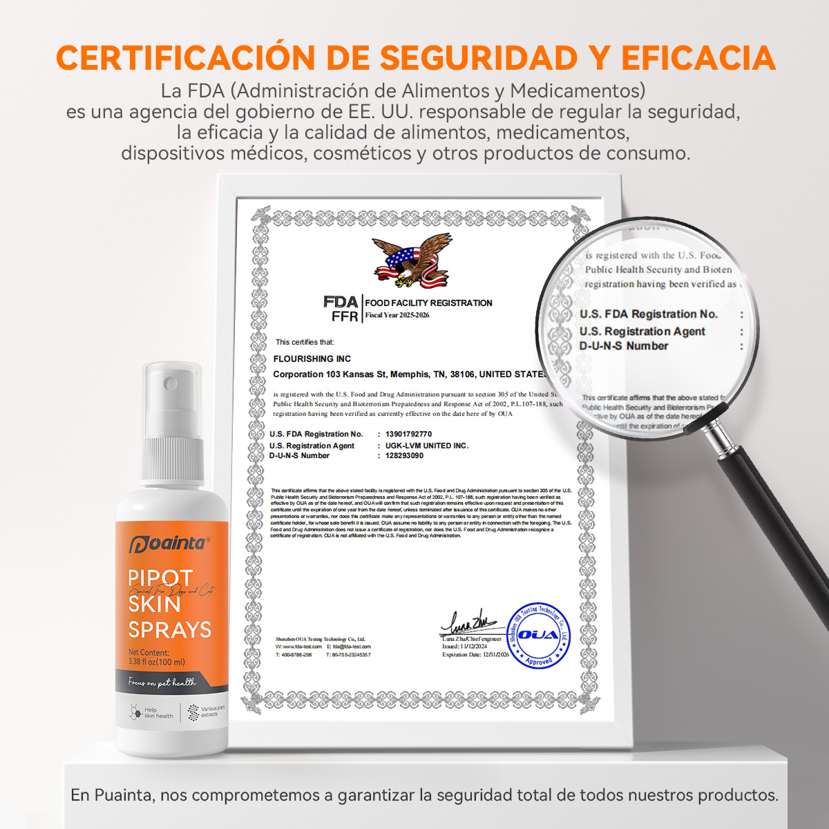 Puainta® Kit para aliviar la picor y el rojez de mascotas