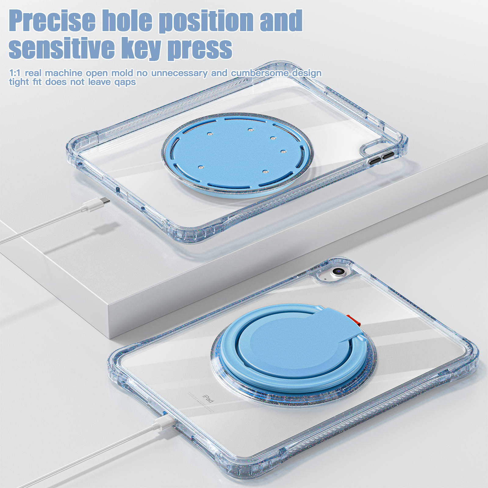 Transparent Shockproof case for Apple iPad Mini 6 2021 iPad mini 6th generation Clear Transparent Protective Back Cover