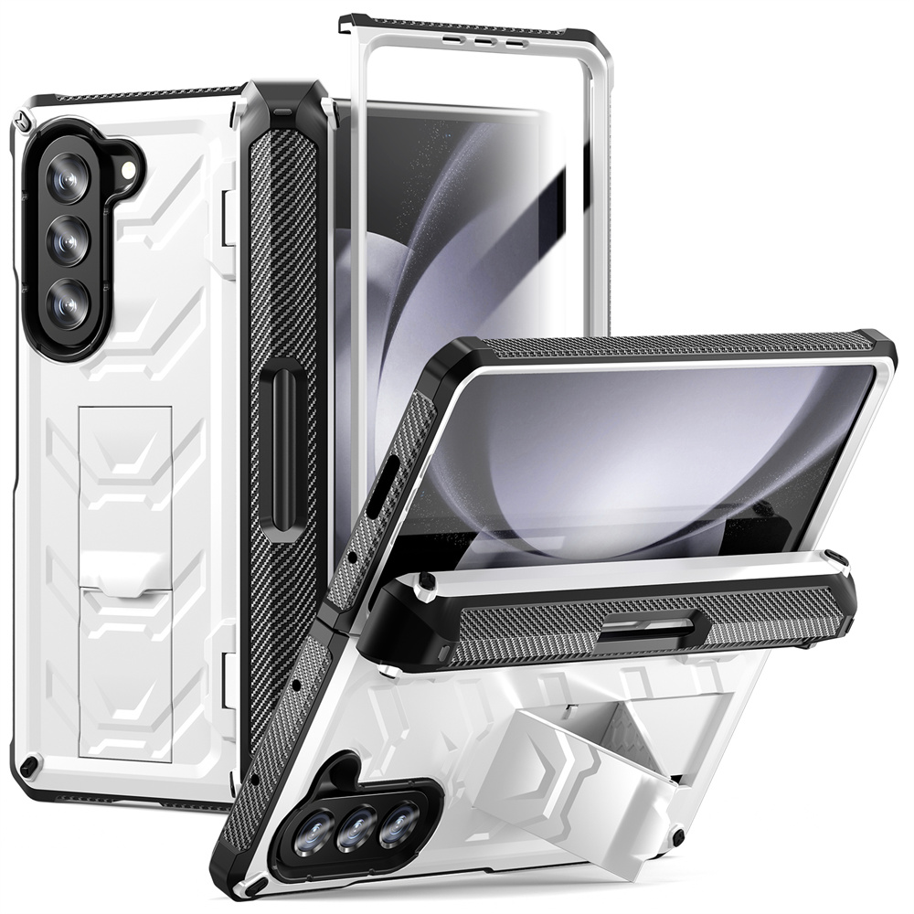 Luxury Designer Mobile Phone Shell Case For Samsung Galaxy Z Fold 5 5G Case With Slide Camera Lens Cover
