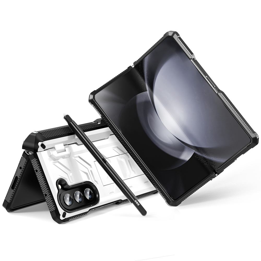 Luxury Designer Mobile Phone Shell Case For Samsung Galaxy Z Fold 5 5G Case With Slide Camera Lens Cover