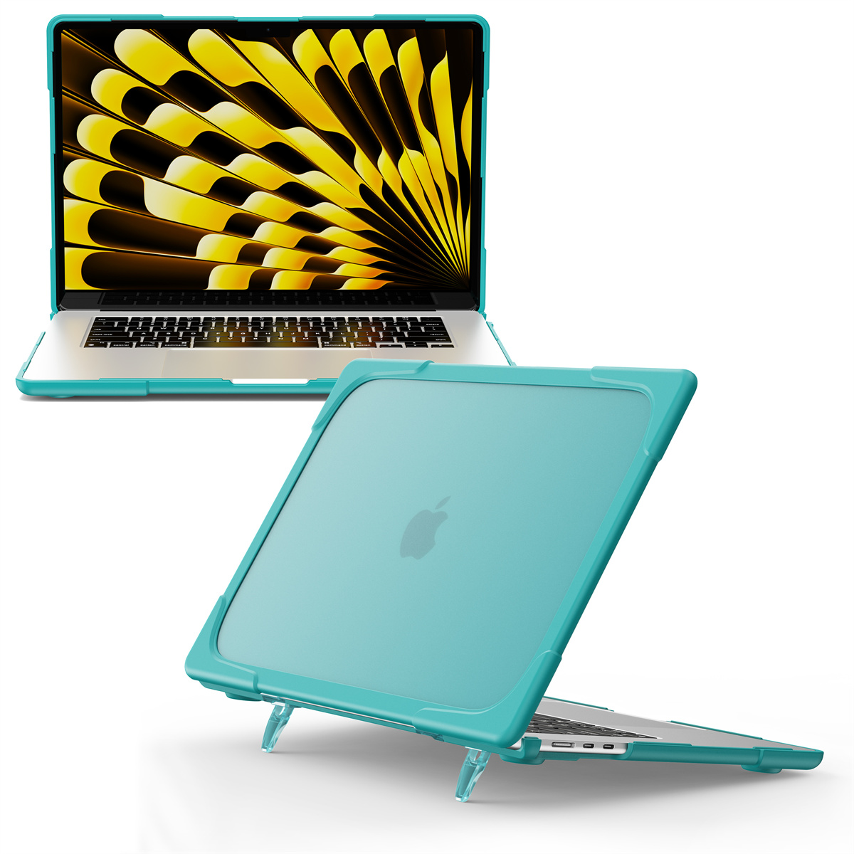 Laptop Accessories Protective Cover Case For Apple Macbook Air 11 inches Cases With Kickstand