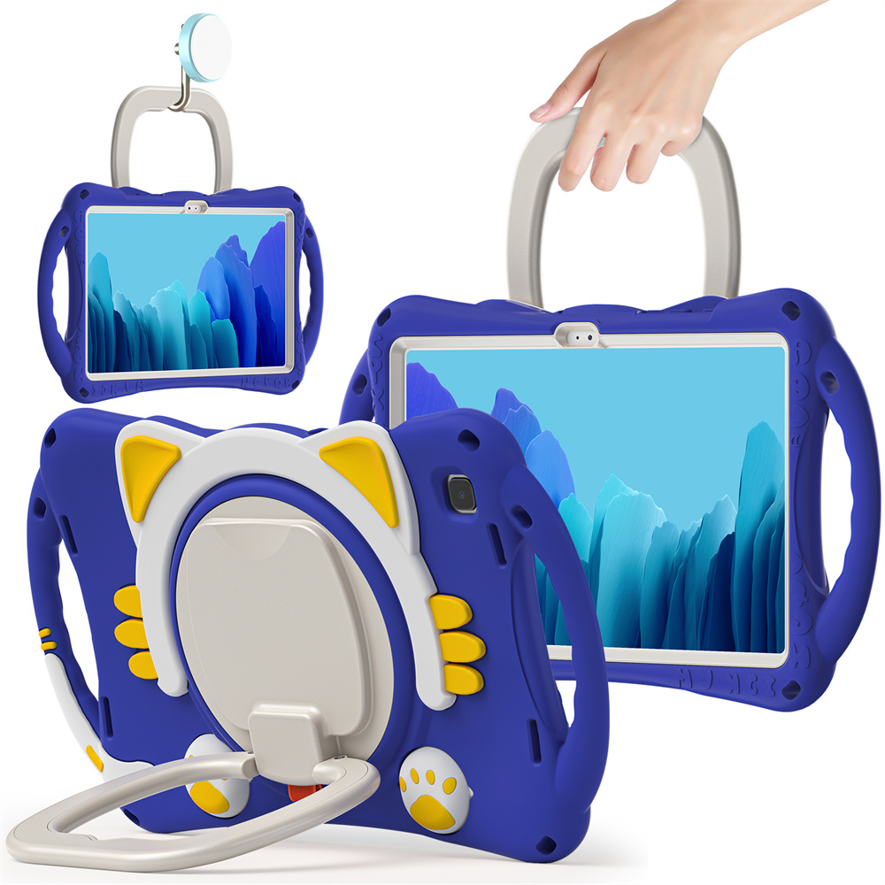Cute Kids Tablet Case Cover For Samsung Galaxy Tab A7 T500 T505 T507 Case With Handle And KickStand
