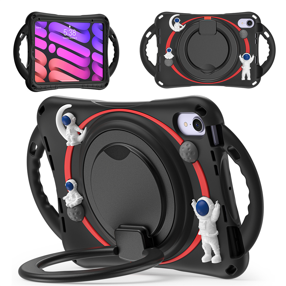 Shockproof Soft Silicone Kids Tablet Case Cover For iPad mini 6 Generation 8.3 inch Case With Pencil Holder