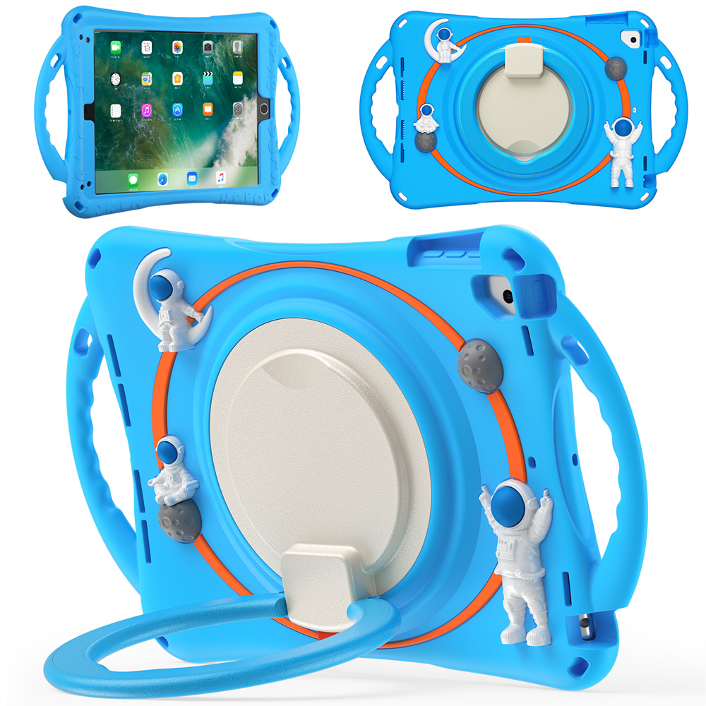 Cartoon Cute Design Soft Silicone Child Proof Tablet Cover Case For iPad 2018 2017 air 2 Pro 9.7 inch Kids Case