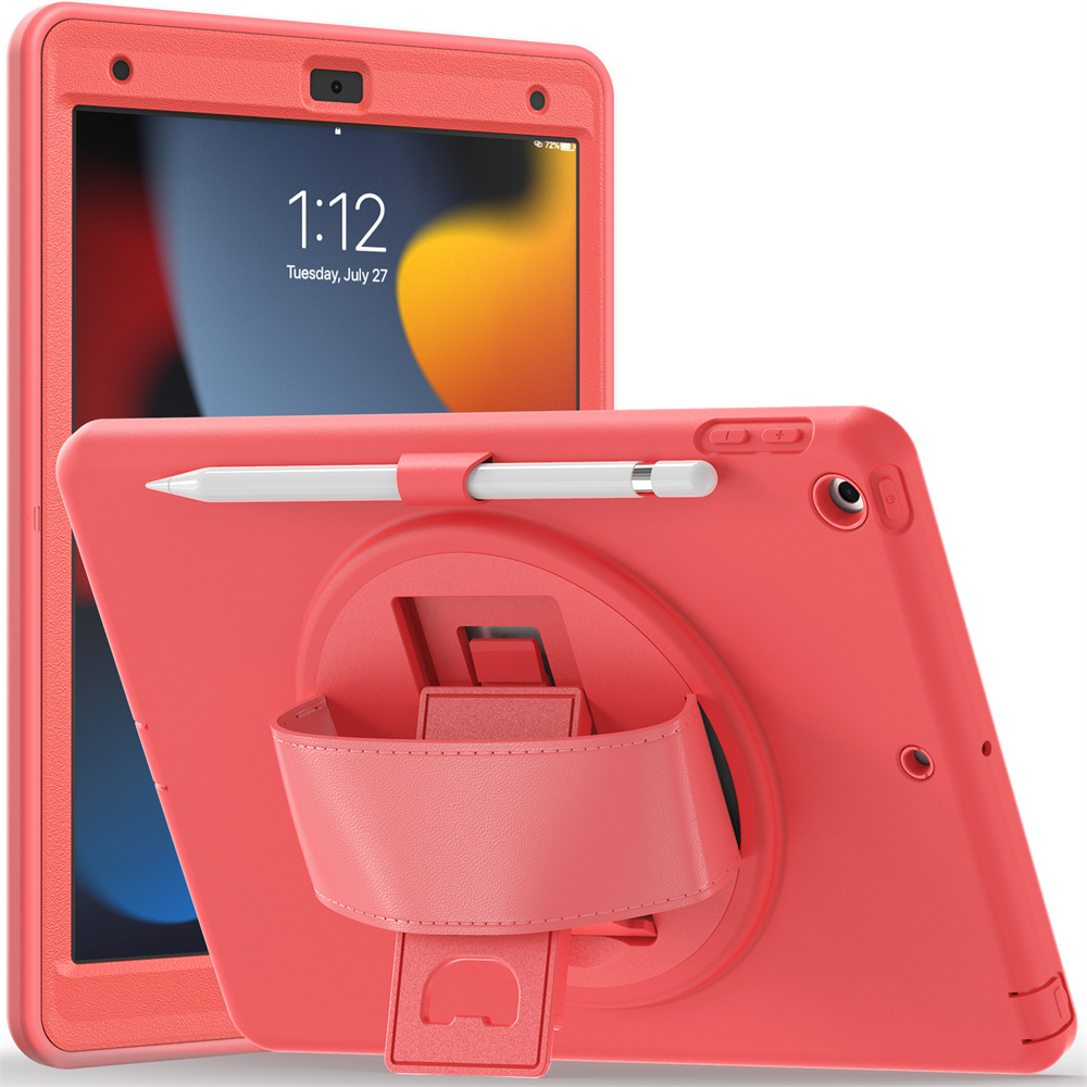 TPU Tablet Back Cover Case For iPad 10.2 inch 9th gen 8th 7th generation Case Cover With Pencil Holder