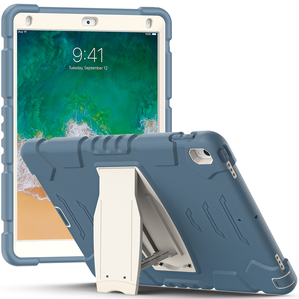 Shockproof Silicone Rugged Tablet Case For iPad air 3 Pro 10.5 inch Case Back Cover With Kickstand
