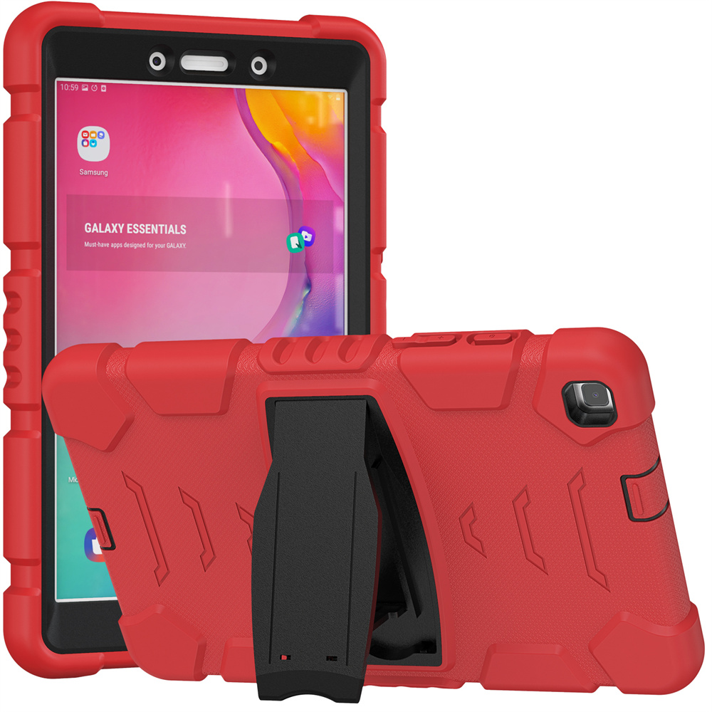 Kickstand Silicone Tablet Protective Case For Samsung Galaxy Tab A 8.0 2019 Case Beautiful Back Cover