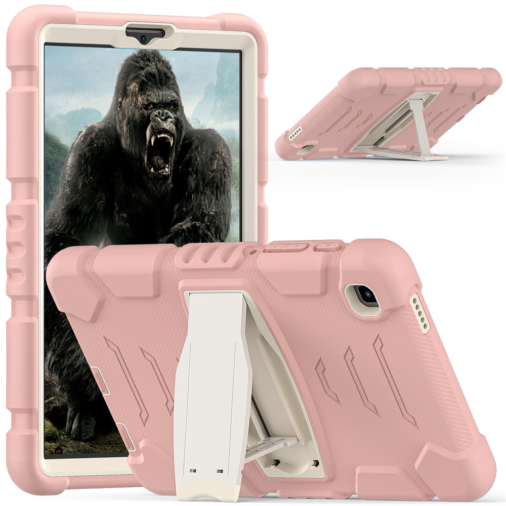 Silicone Tablet Cover Case For Samsung Galaxy Tab A7 Lite T220 T225 Case With Folding Kickstand