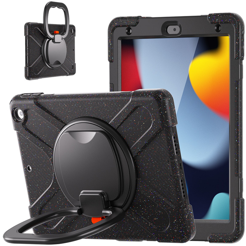 360 full body cover silicon tablet case For ipad 10.2 inch 2021 9th generation case cover with handle