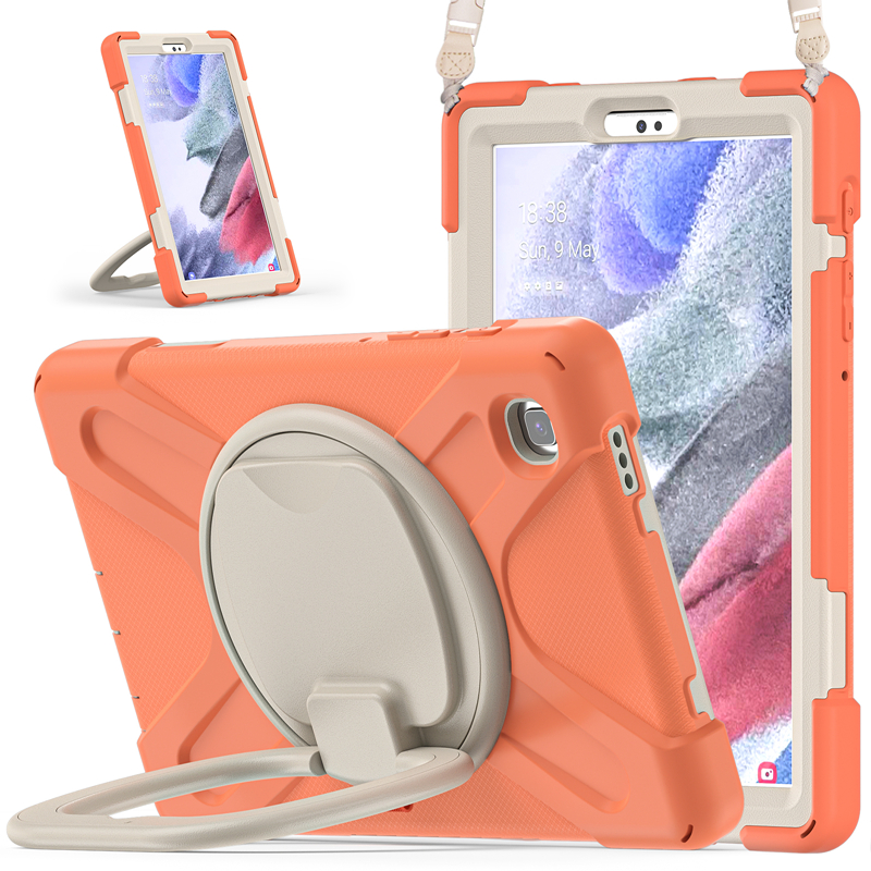 Silicone Rubber Back Cover Rugged Protector Tablet Case For Samsung Galaxy Tab A7 lite 8.7 inch t220 Holder Case