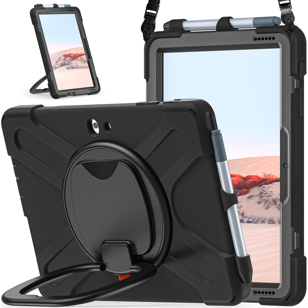 Silicone Shockproof Stand Back Cover Rugged Case For Microsoft Surface Go 2th/3th 10.5 inch Tablet Case