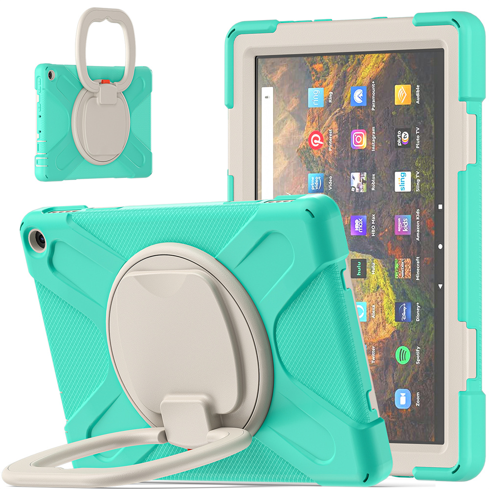 Shock proof Kids Friendly Case For Kindle Fire HD 10 2021 11th generation Tab Cover