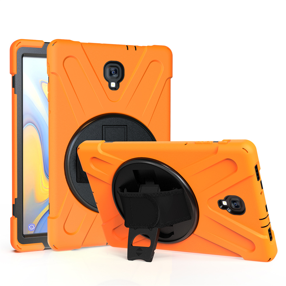 Silicone Hybrid Tablet Cover Rotary Case For Samsung Galaxy Tab A 10.5 2018 Back Cover Cases