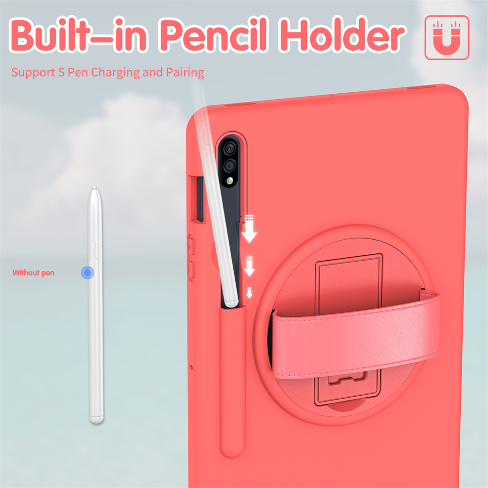 360 Full Body Protect TPU Tablet Cover Case For Samsung Galaxy Tab S8 S7 11 inch Case With Stand