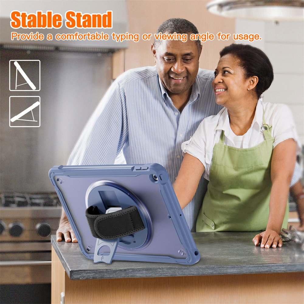 Rugged Stand Transparent TPU Tablet Cover For iPad 10th Gen 10.9 inch 2022 Case