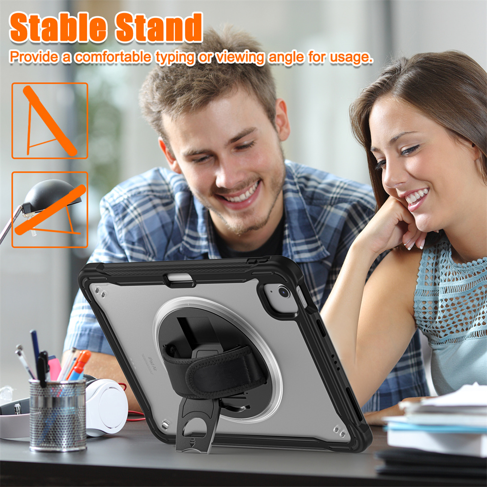 TPU Transparent Protective Tablet Cover Case For iPad Pro 11 Air 4 Air 5 Case With Pencil Holder 10.9 inch