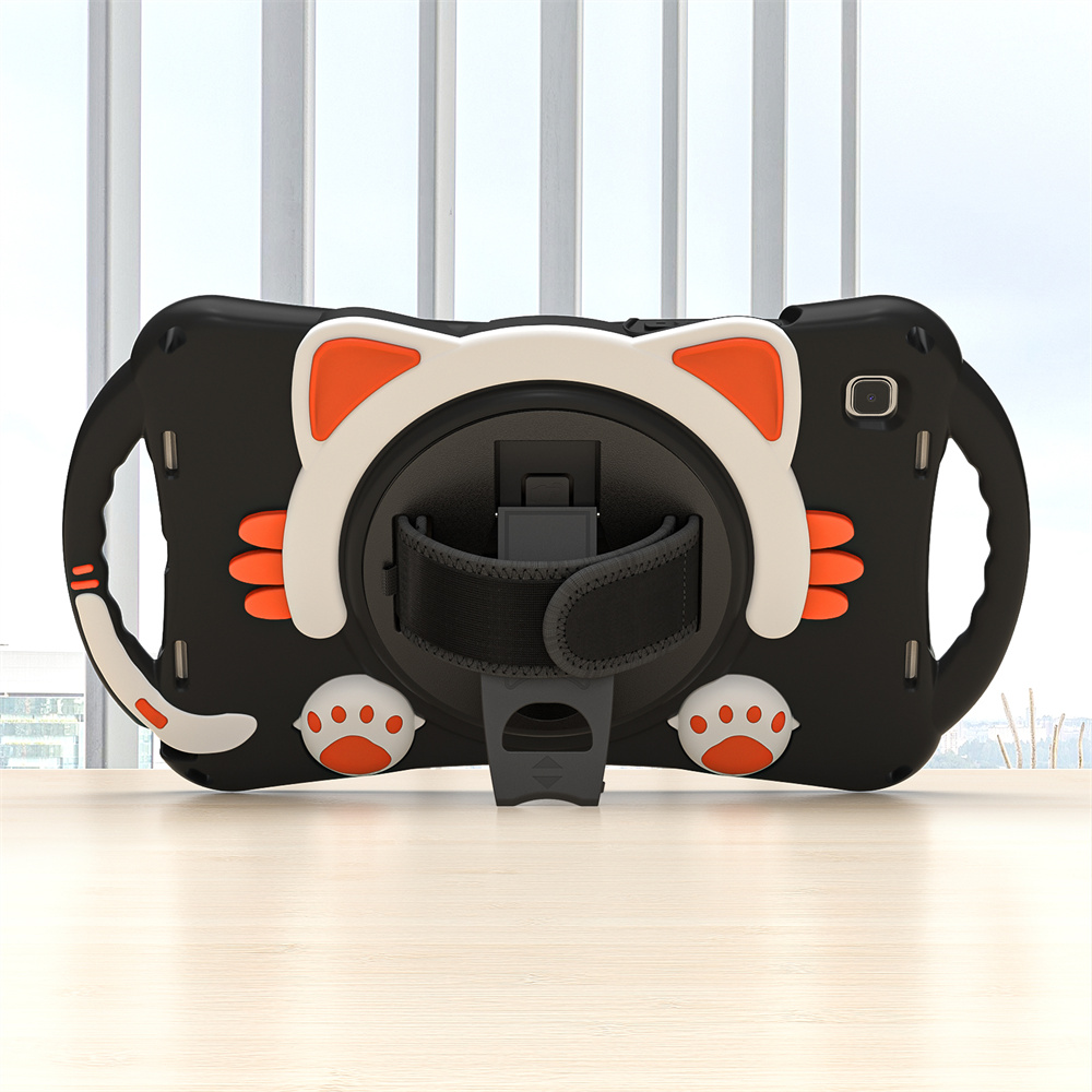 Technology Design Low Price Cute Kids Silicone Tablet Cover For Samsung Galaxy Tab A7 Case With Logo