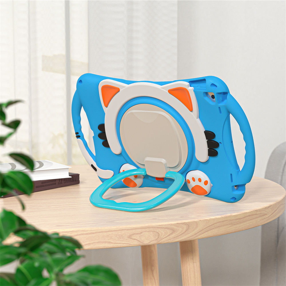 Heavy Duty Tablet Ring Case For iPad 9th 7th 8th 10.5 inch Pro 10.5 Cover Protector With Pencil Holder