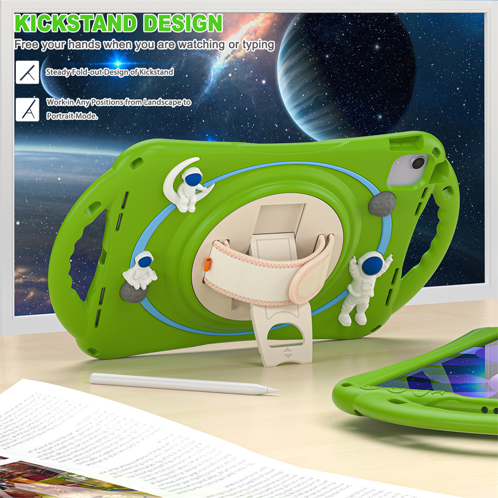 Cute Cartoon Silicon Kids Tablet Cover Case For iPad 10th Generation 2022 10.9 inch Case With Handle