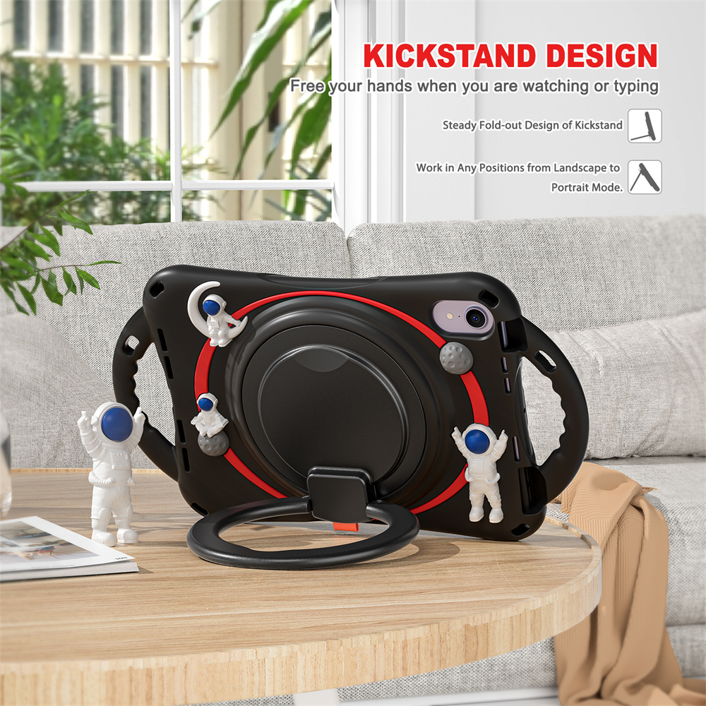 Shockproof Soft Silicone Kids Tablet Case Cover For iPad mini 6 Generation 8.3 inch Case With Pencil Holder