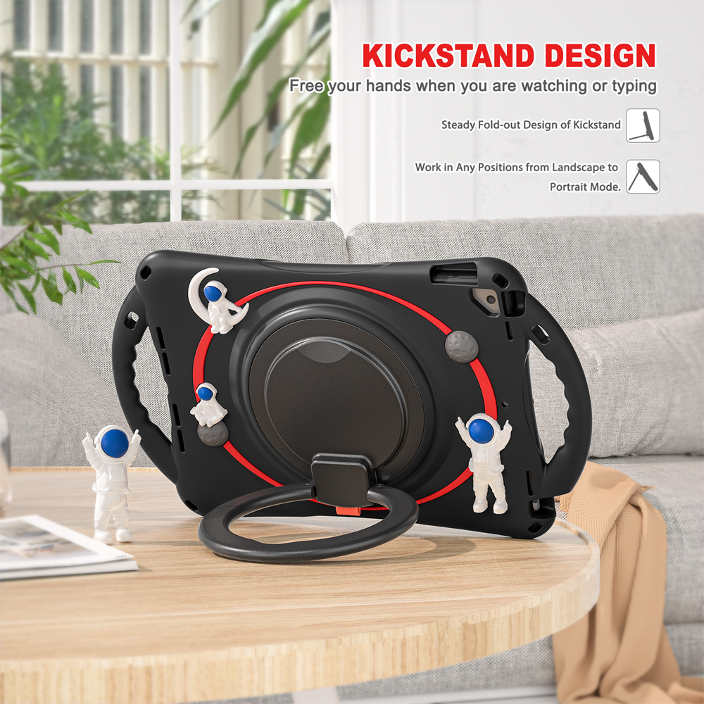 Kids Heavy Duty 360 Full Shockproof Soft Case Cover For iPad 10.2 7th 8th 9th Generation Case