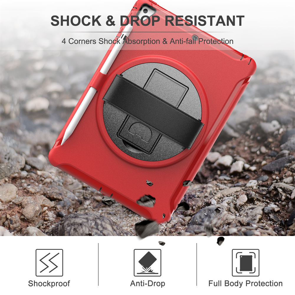 TPU Tablet Protective Case Back Cover for iPad Pro 9.7 2017 2018 Air Air2 Cases With Kickstand