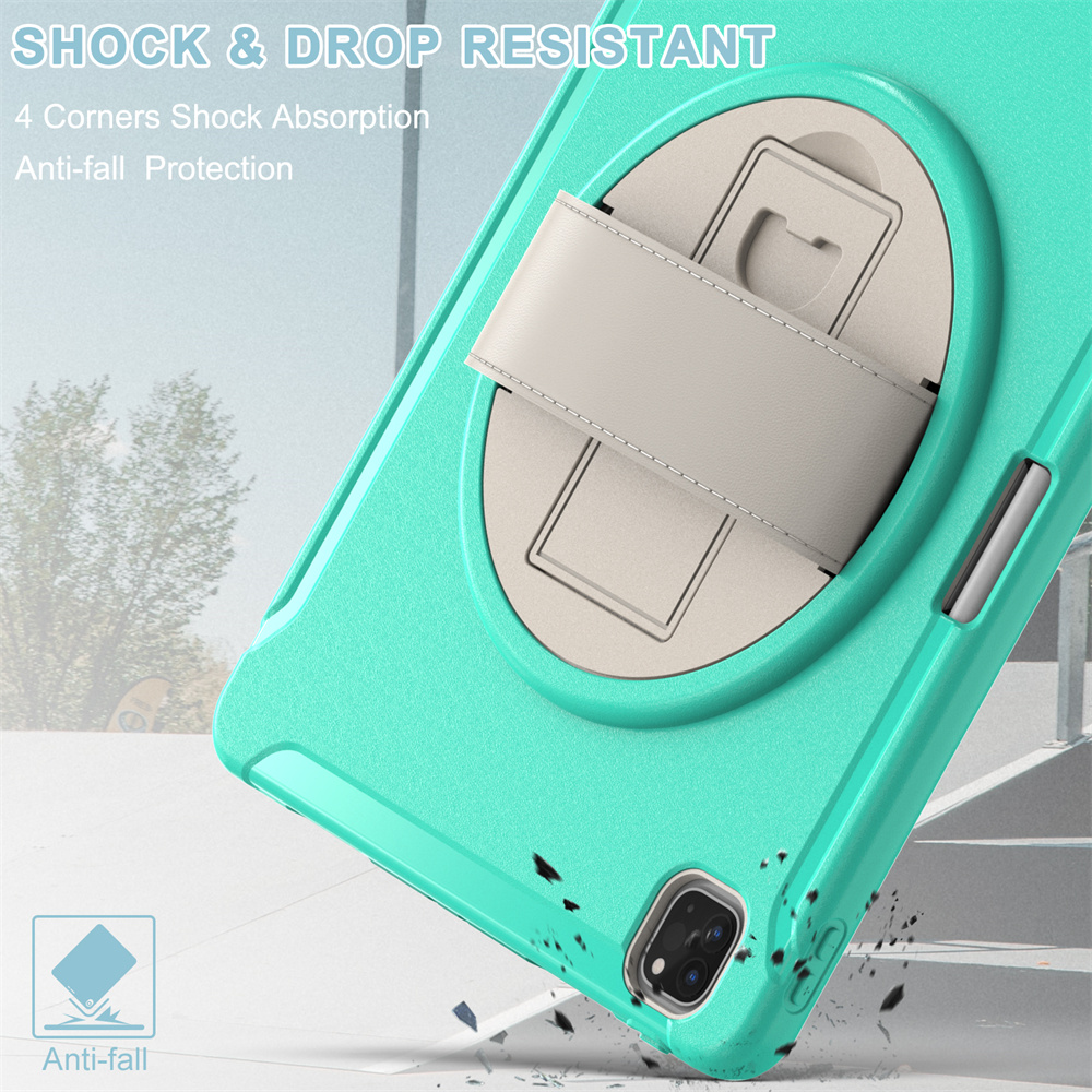 Black TPU Soft Tablet Cover Bumper Case For iPad Pro 12.9 2022 6th generation 2021 5th gen Case