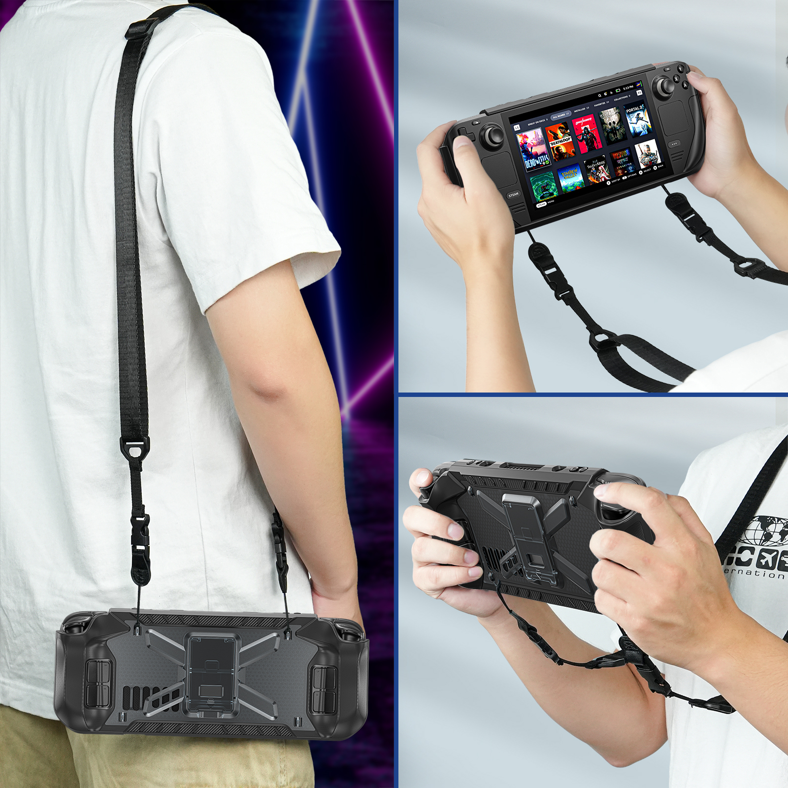 Universal Hard Video Game Player Controller Carrying Case For Valve Steam Deck Cover Case