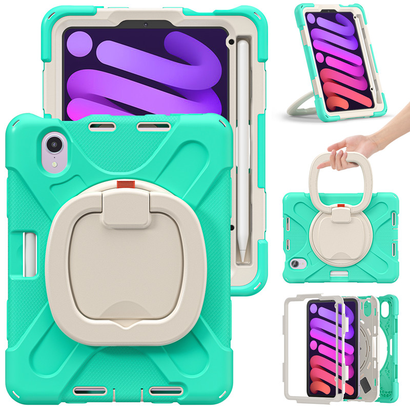 8.3" Handle Kickstand 3 in 1 Tablet Case Covers For iPad mini6 