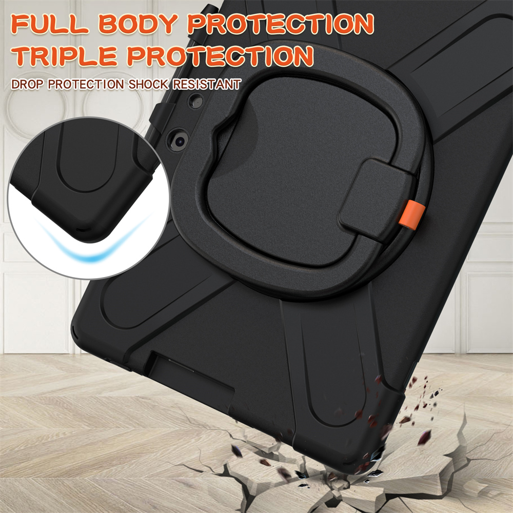 360 Rotating Kickstand Hand Shoulder Strap Tablet Cover Case For Microsoft Surface Pro X Case With Pencil Holder