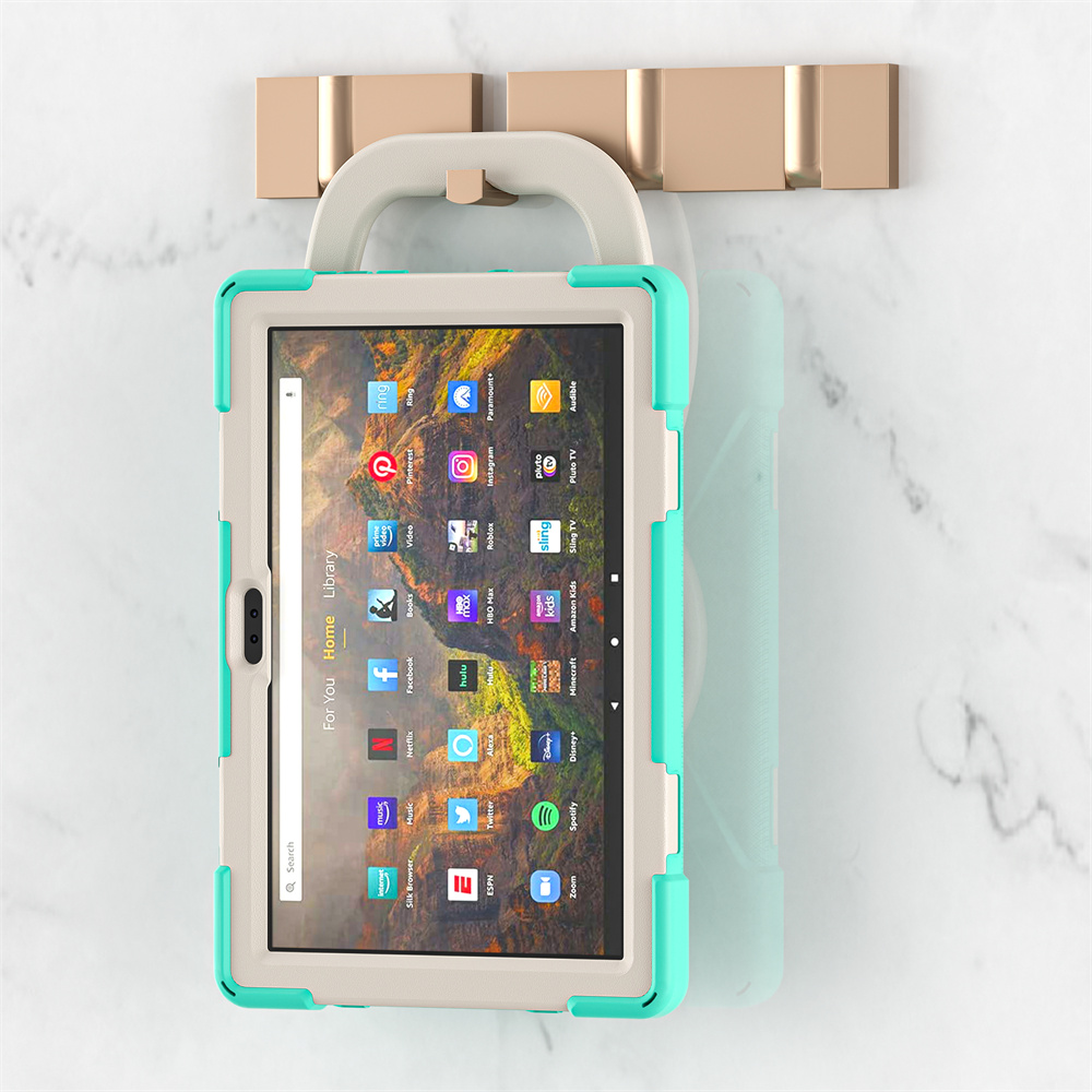Shock proof Kids Friendly Case For Kindle Fire HD 10 2021 11th generation Tab Cover