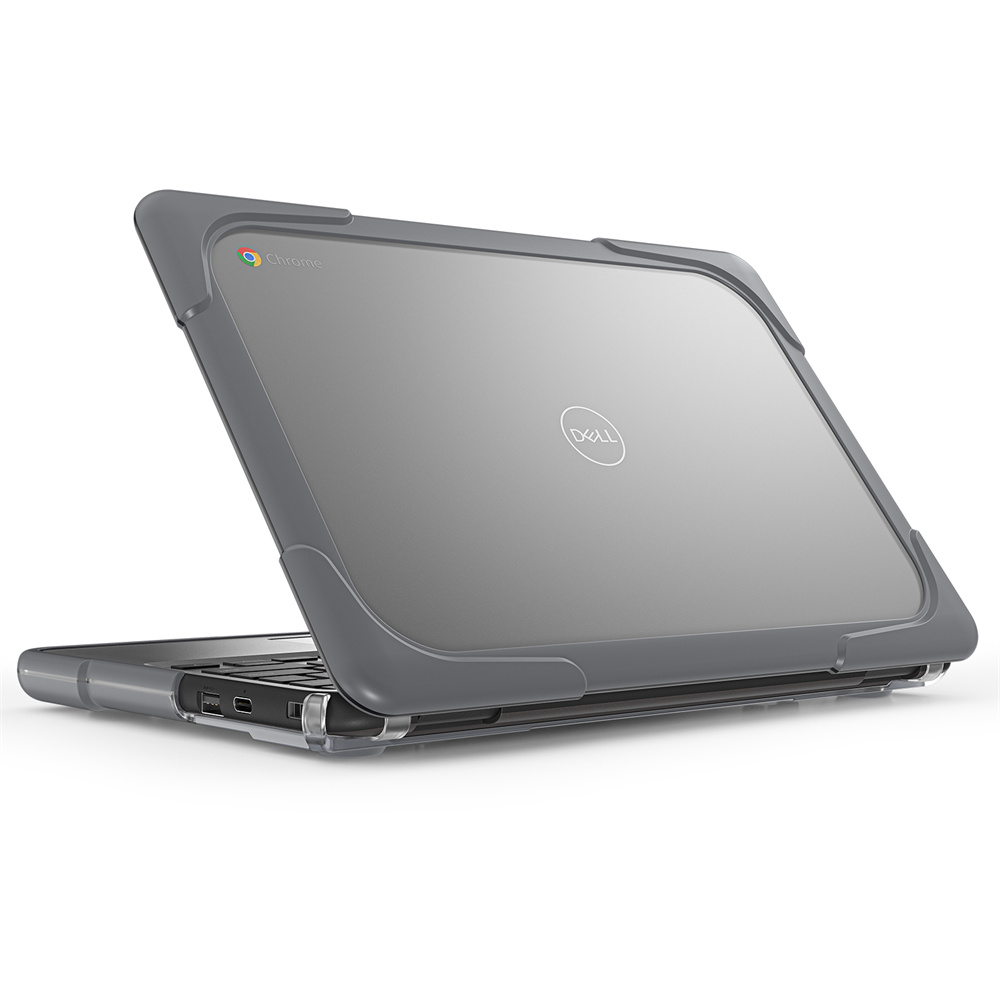 2 in 1 Top And Bottom Cover Laptop Case Hard Shell For Dell Chromebook 3100 Case With Kickstand