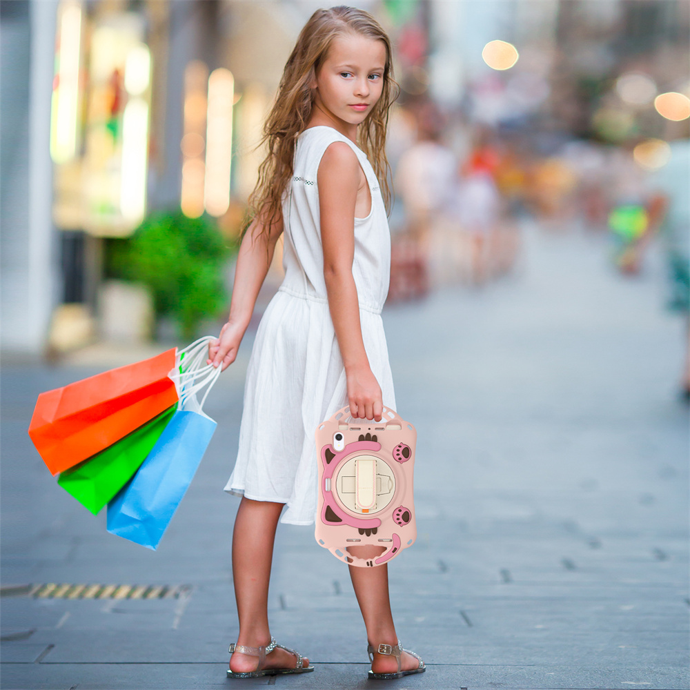 8.3 inch Kids Silicone Shockproof 3D Cartoon Tablet Back Cover Case For iPad Mini 6 Kidproof Case For Girls