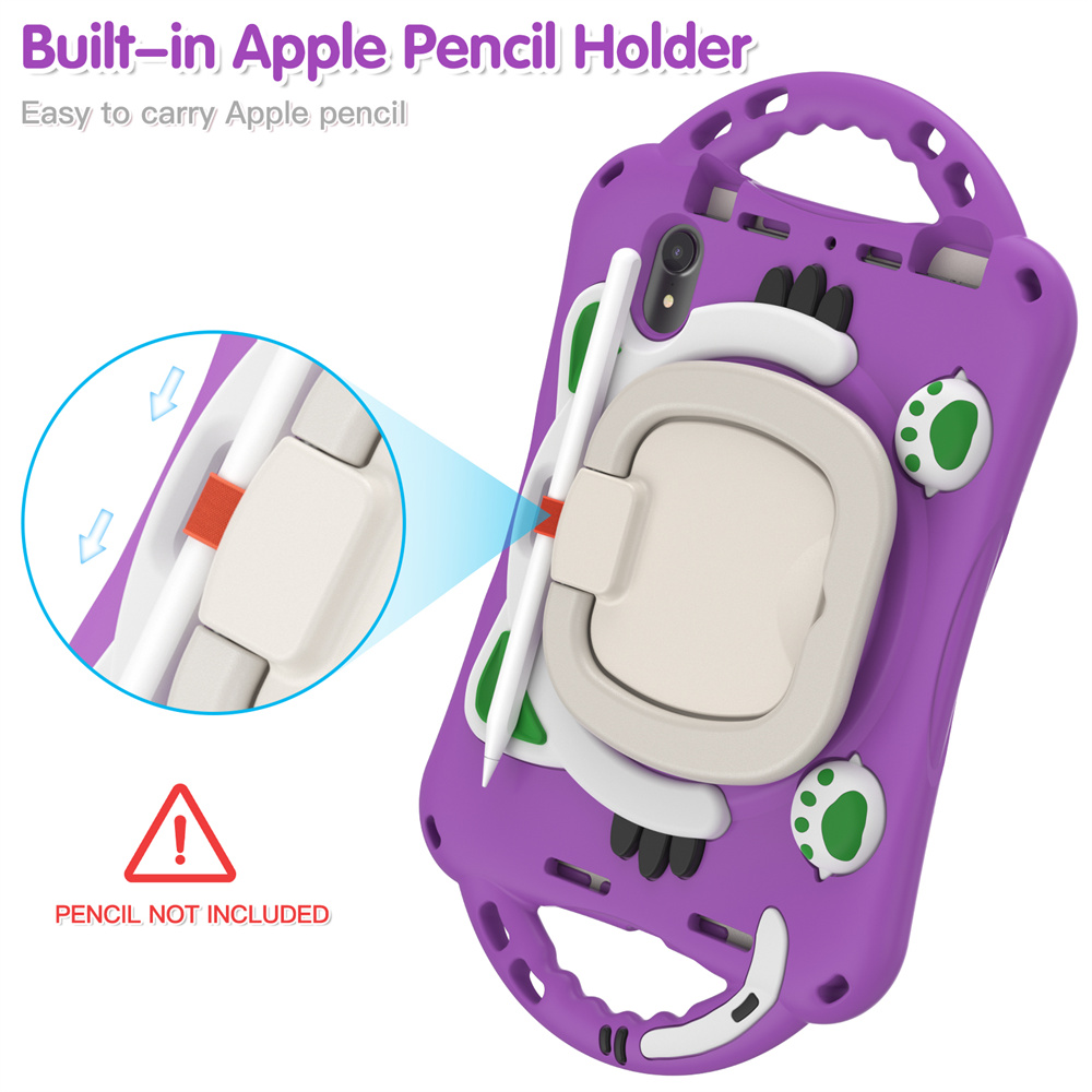 Soft Silicone Shockproof Pink Kids Tablet Accessories Case For iPad Mini 6 Rugged Case