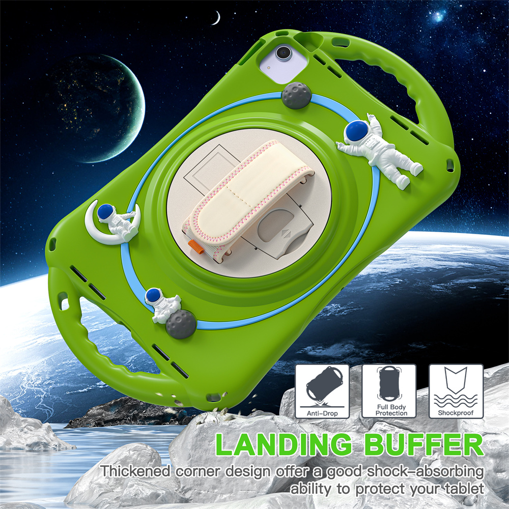 Cute Cartoon Silicon Kids Tablet Cover Case For iPad 10th Generation 2022 10.9 inch Case With Handle