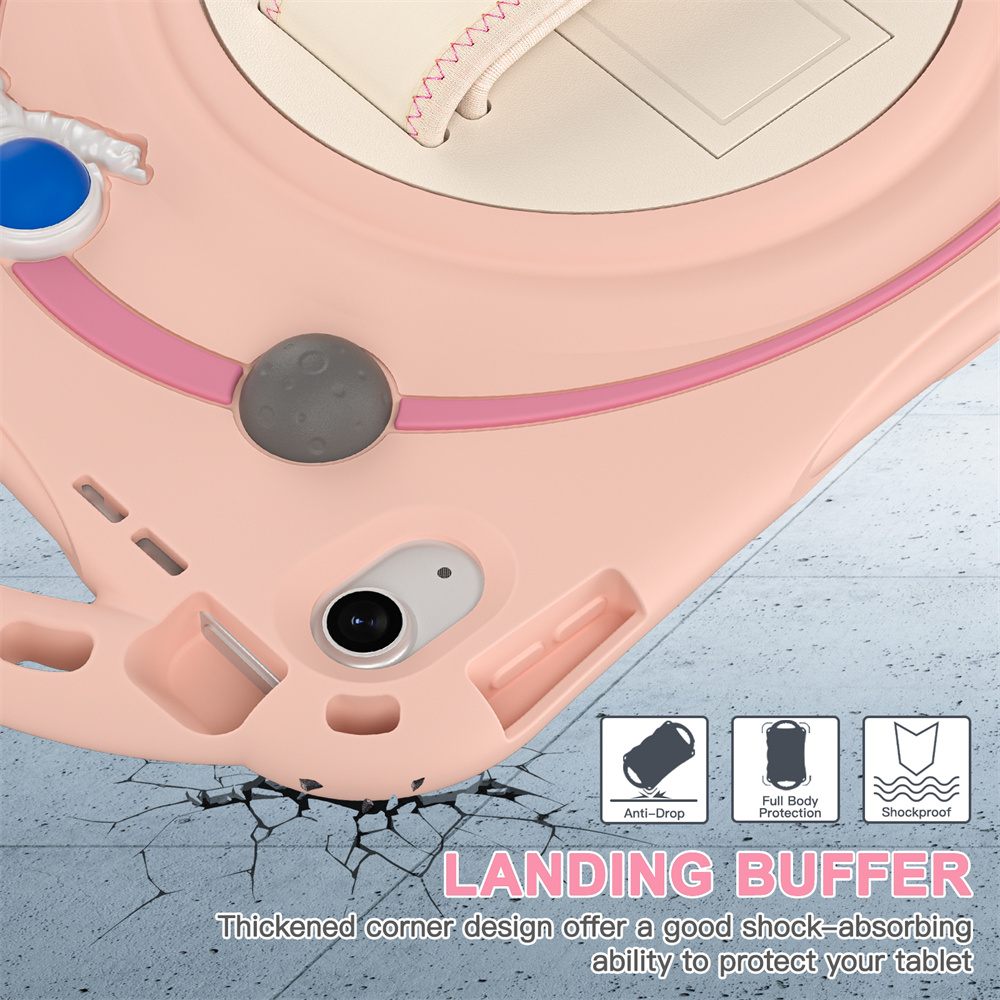 Cute Design Soft Silicone Kids Tablet Cover Case For iPad 10.2 9th 8th 7th Generation Case With Handle