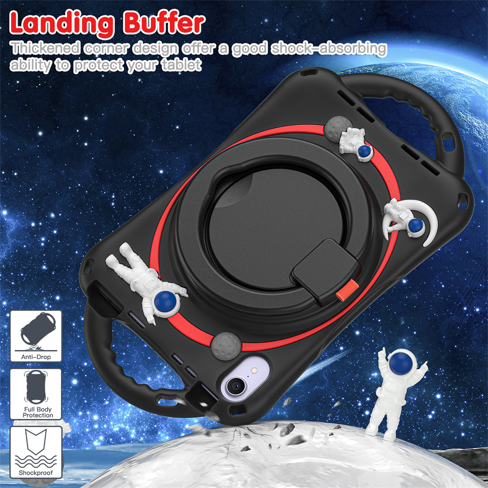 Shockproof Soft Silicone Kids Tablet Case Cover For iPad mini 6 Generation 8.3 inch Case With Pencil Holder